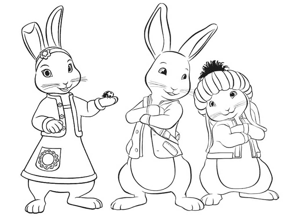 Peter rabbit coloring pages