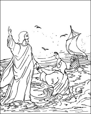 Jesus coloring pages