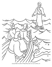 Jesus walking on water childrens sermons from se