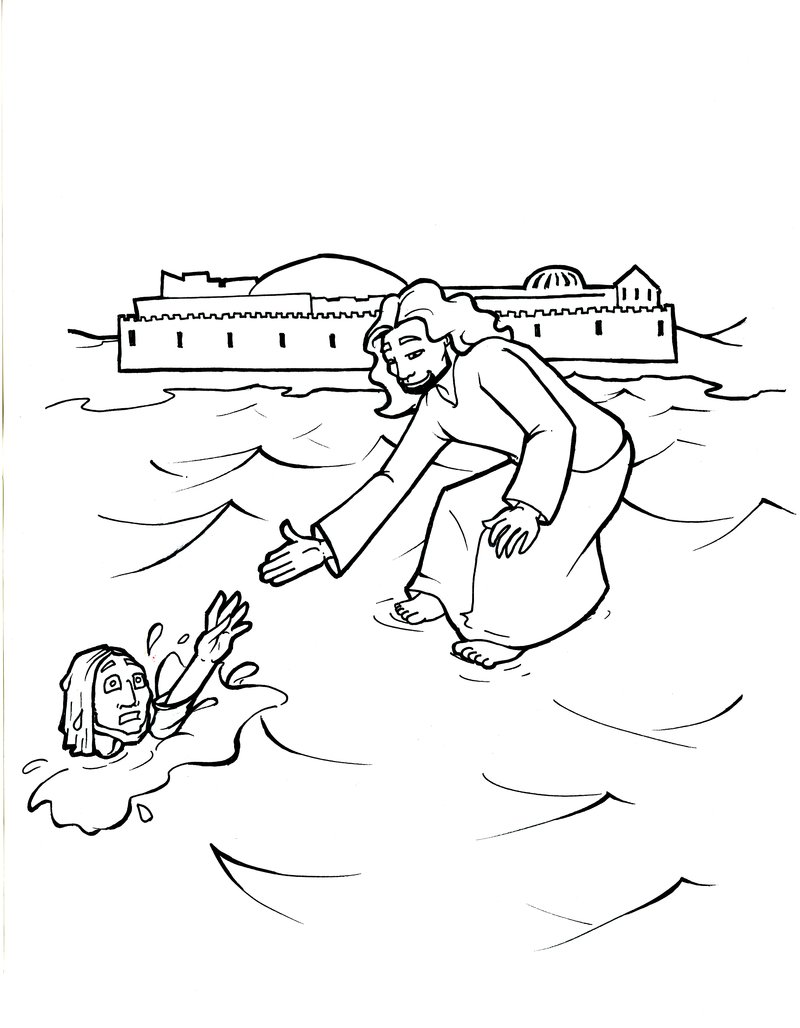 Printable jesus coloring pages pdf