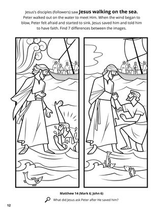 New testament coloring book