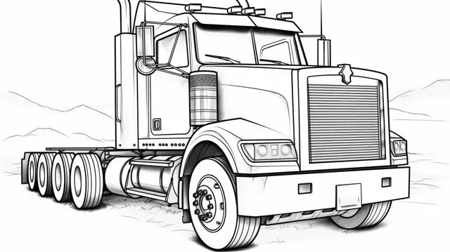 With camera a cute truck in a coloring page outline sketch drawing vector electronic drawing electronic outline electronic sketch png and vector with transparent background for free download