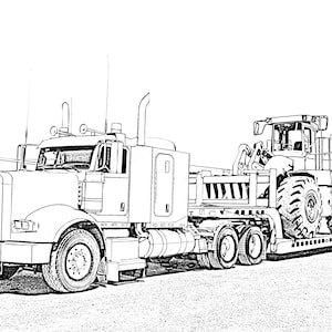 Big rig coloring