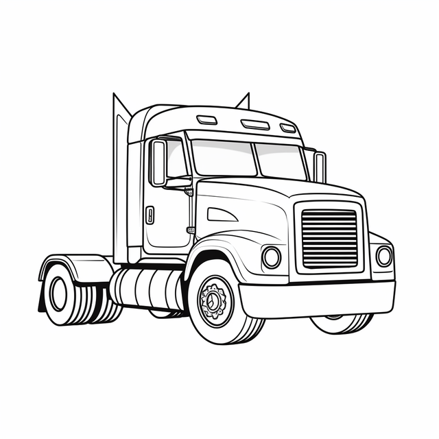 With camera a cute truck in a coloring page outline sketch drawing vector electronic drawing electronic outline electronic sketch png and vector with transparent background for free download