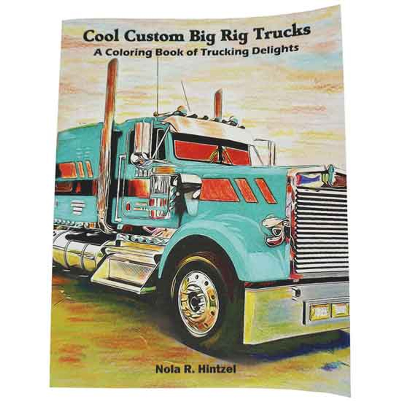 Cool custom big rig trucks coloring book