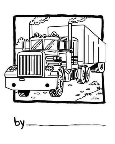 Peterbilt pencil coloring pages truck coloring pages coloring pages truck tattoo