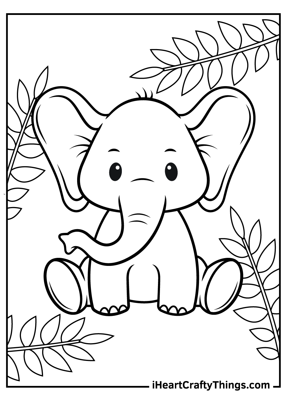 Baby animals coloring pages free printables