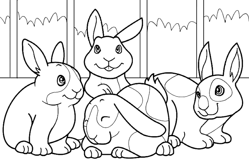 Pets coloring pages