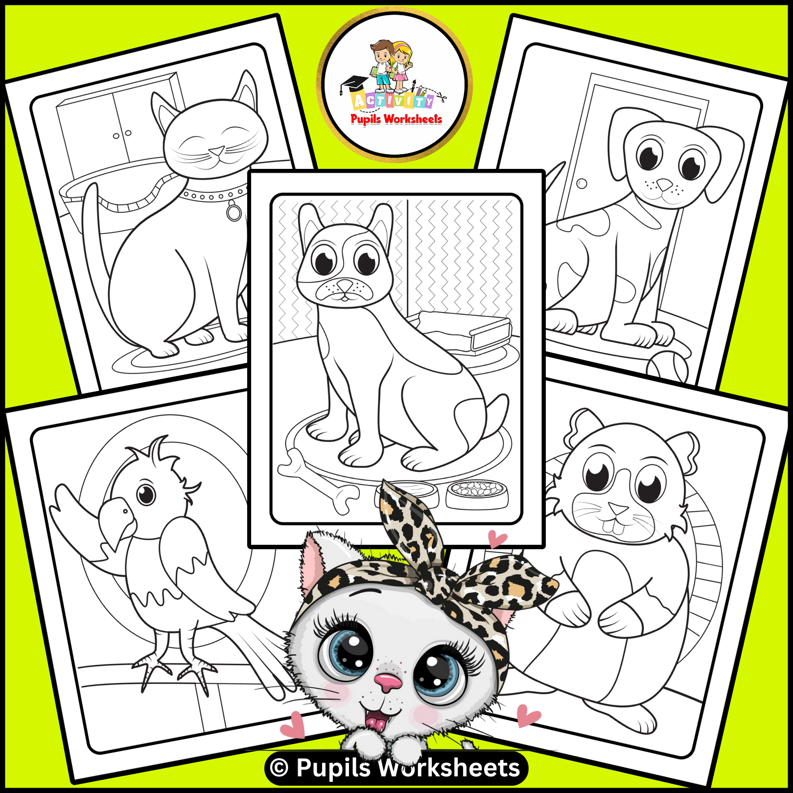 Pets animals coloring pages activity i pets coloring sheets for boys girls made by teachers