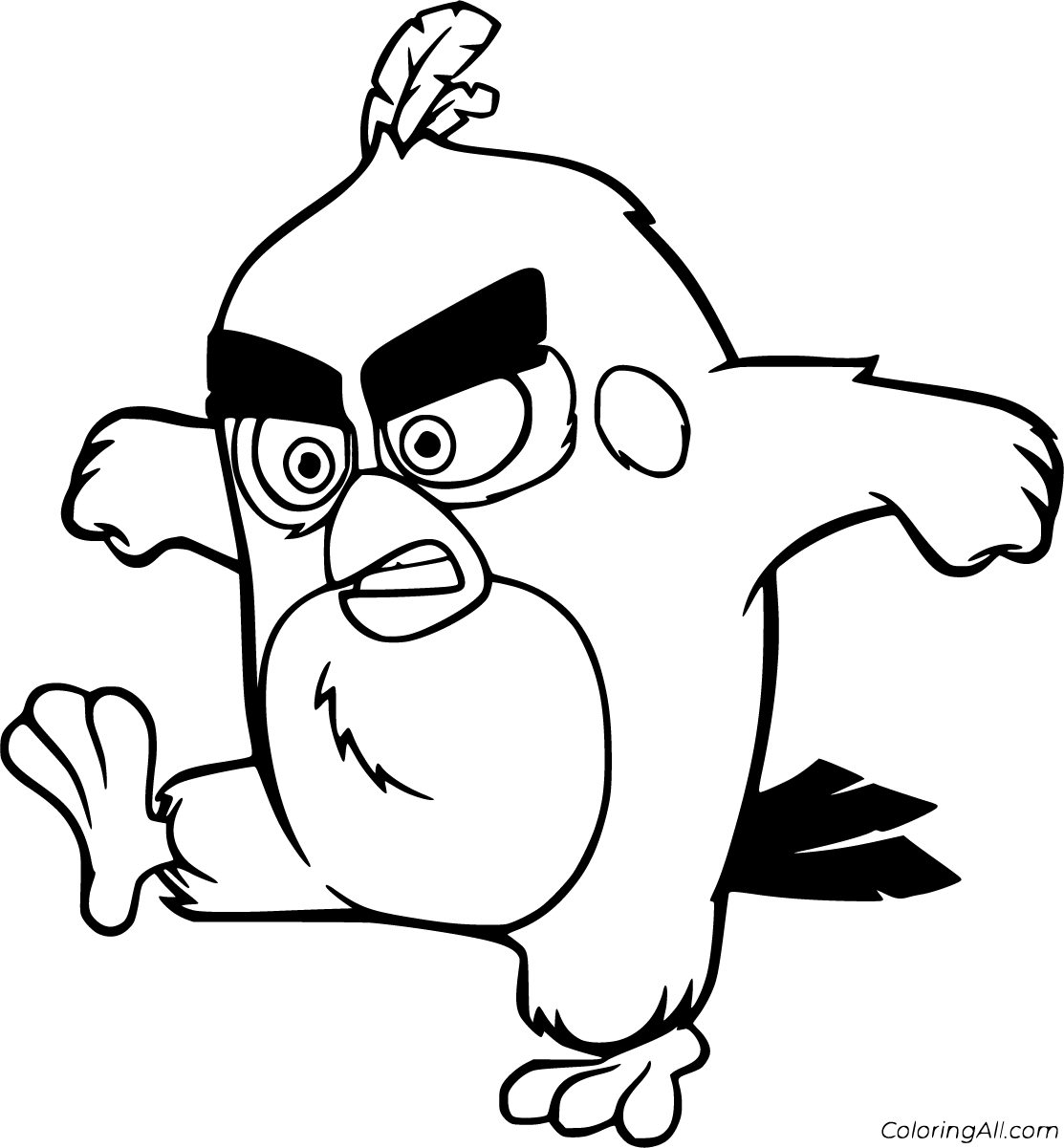 Angry birds movie coloring pages