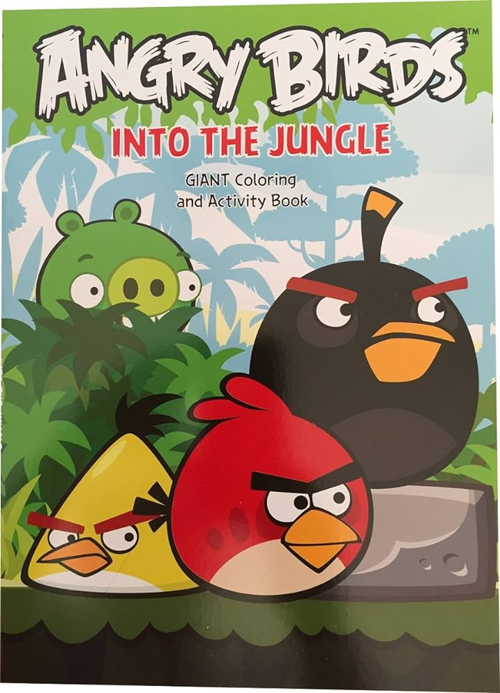 Buy angry birds toys to the jungle colorg book activities with playskool crayons cluded creative drawg onle at low prices dia