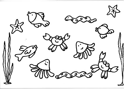 Dibujos gratis para imprimir y colorear de peces åç äè mira que lndo acuario
