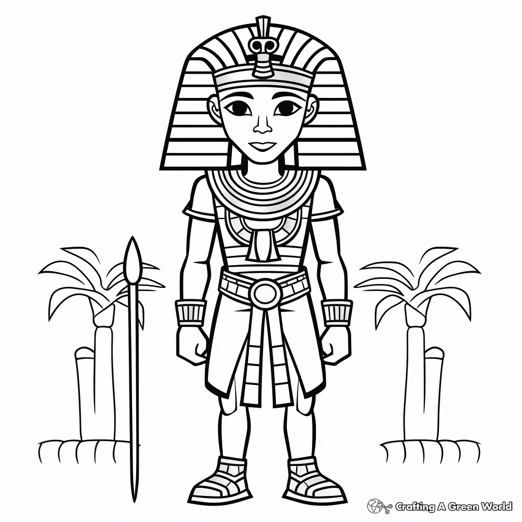 Egyptian coloring pages