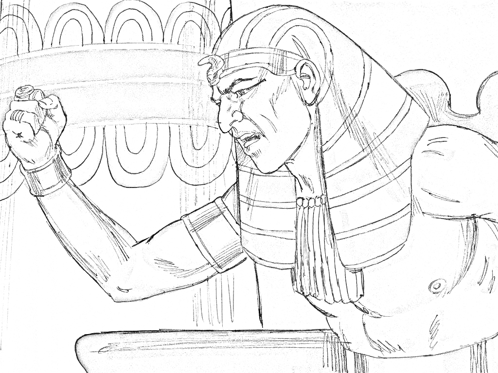 Stubborn pharaoh learns the hard way who god is part