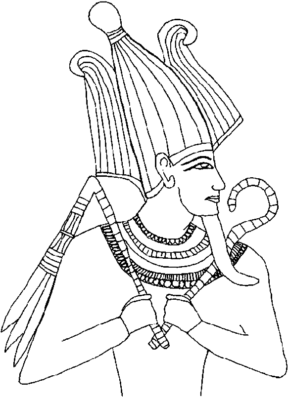 Pharaoh teens coloring pages