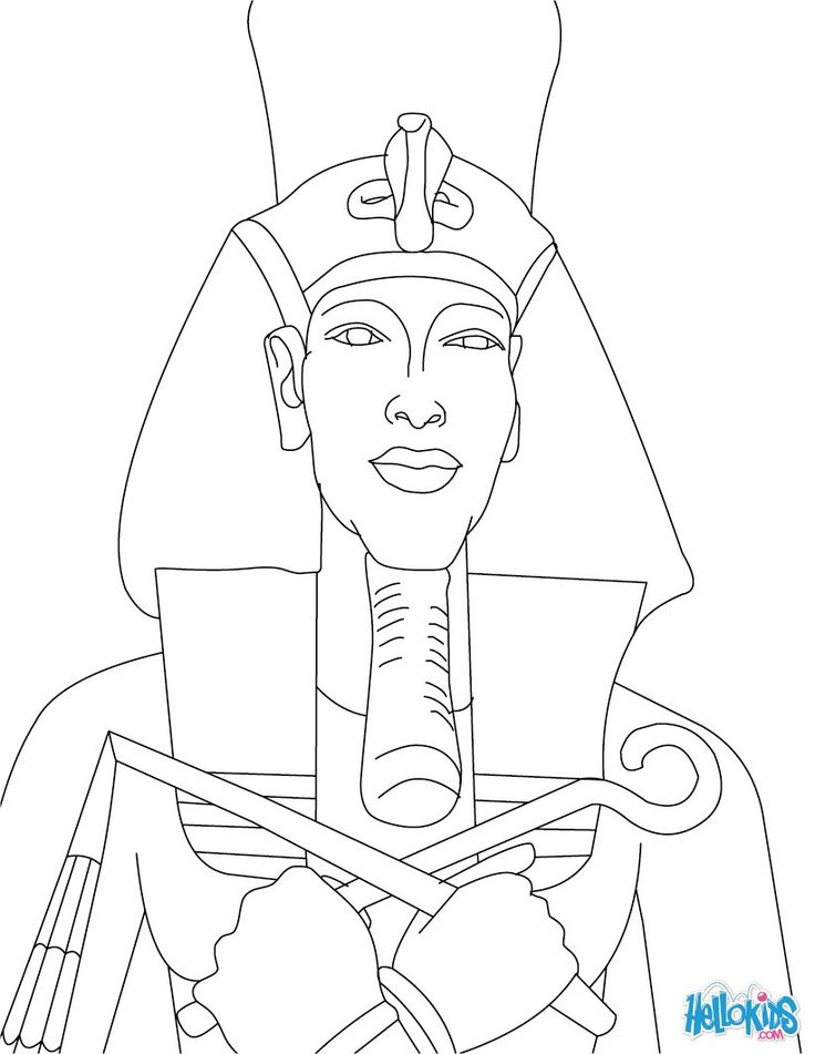 Pharaoh coloring pages