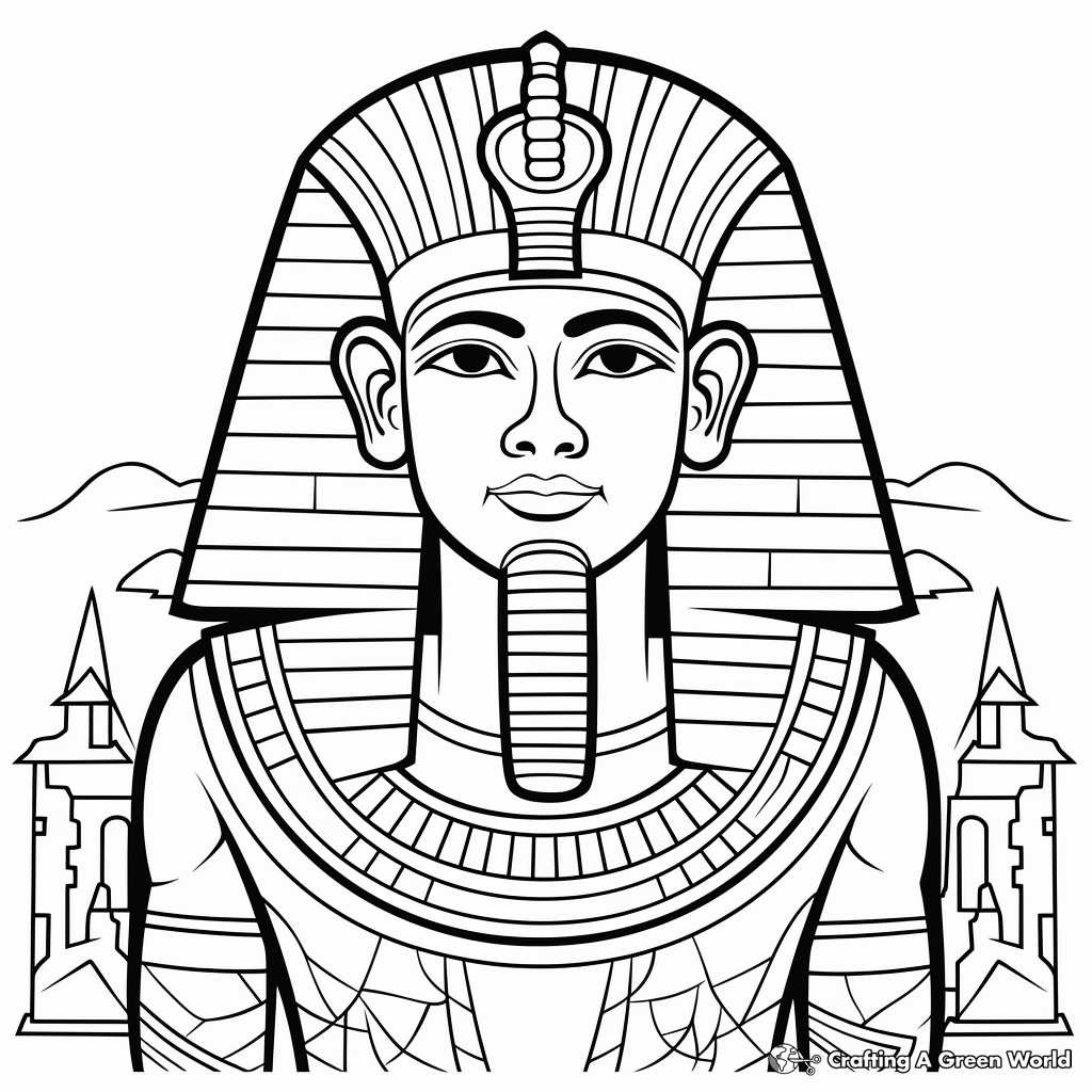 Egyptian coloring pages