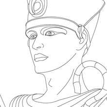 Pharaoh coloring pages