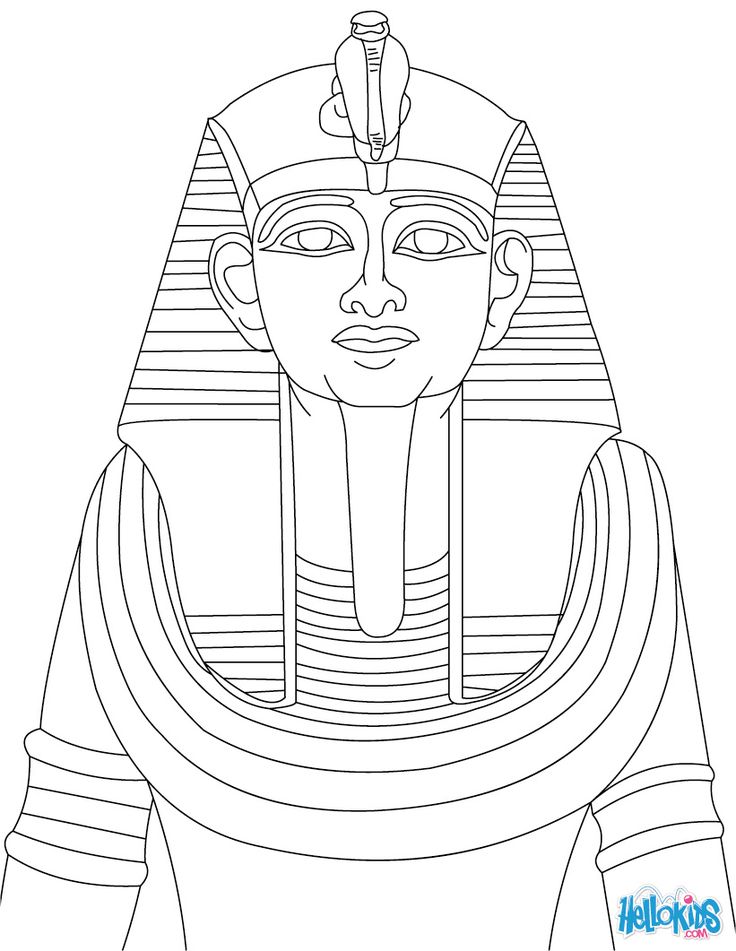 Pharaoh coloring pages