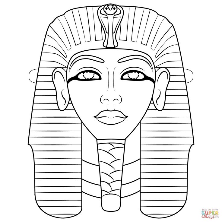 Egyptian mask coloring page free printable coloring pages egyptian mask egypt egypt crafts
