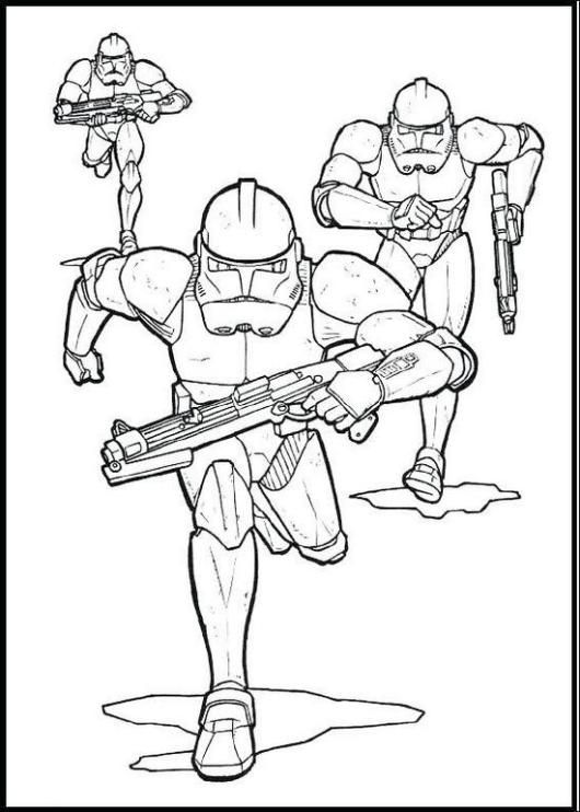 Clone army phase ii clone trooper coloring sheet for kids star wars coloring book star wars coloring sheet star wars colors