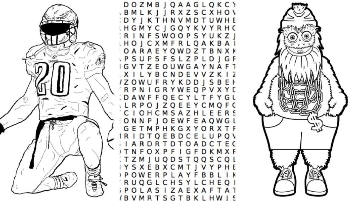 Bored kids stir crazy try this printable philly sports coloring book â nbc philadelphia