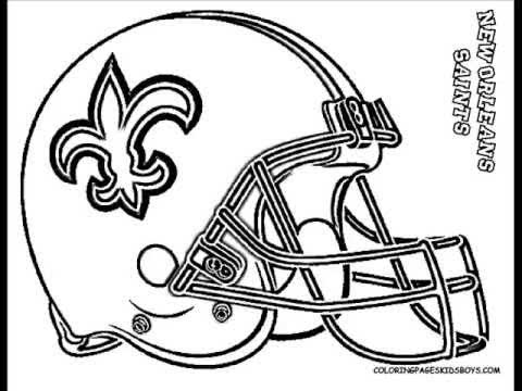 Coloringbuddymike nfl football helmet coloring