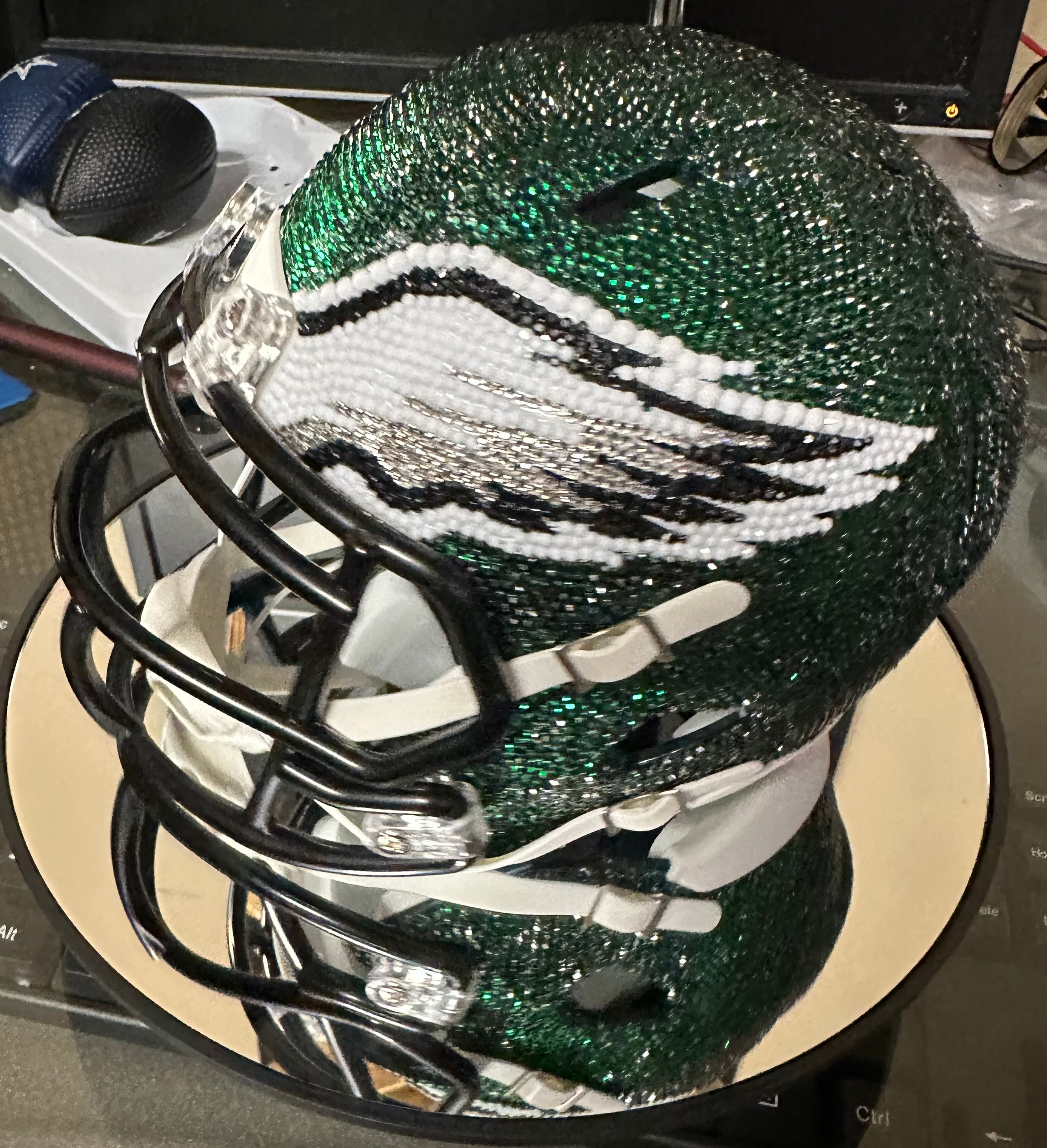 Eagles helmet svg