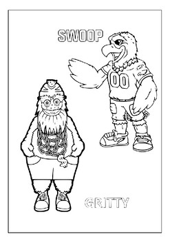 Explore the world of football with philadelphia eagles printable coloring pages