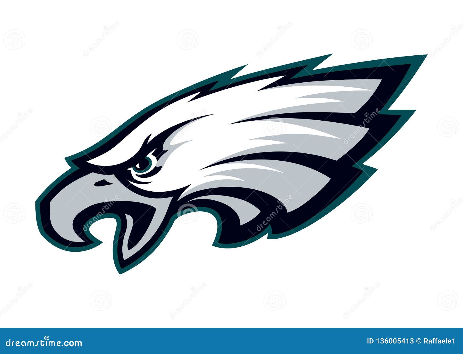 Philadelphia eagles logo editorial stock photo illustration of available