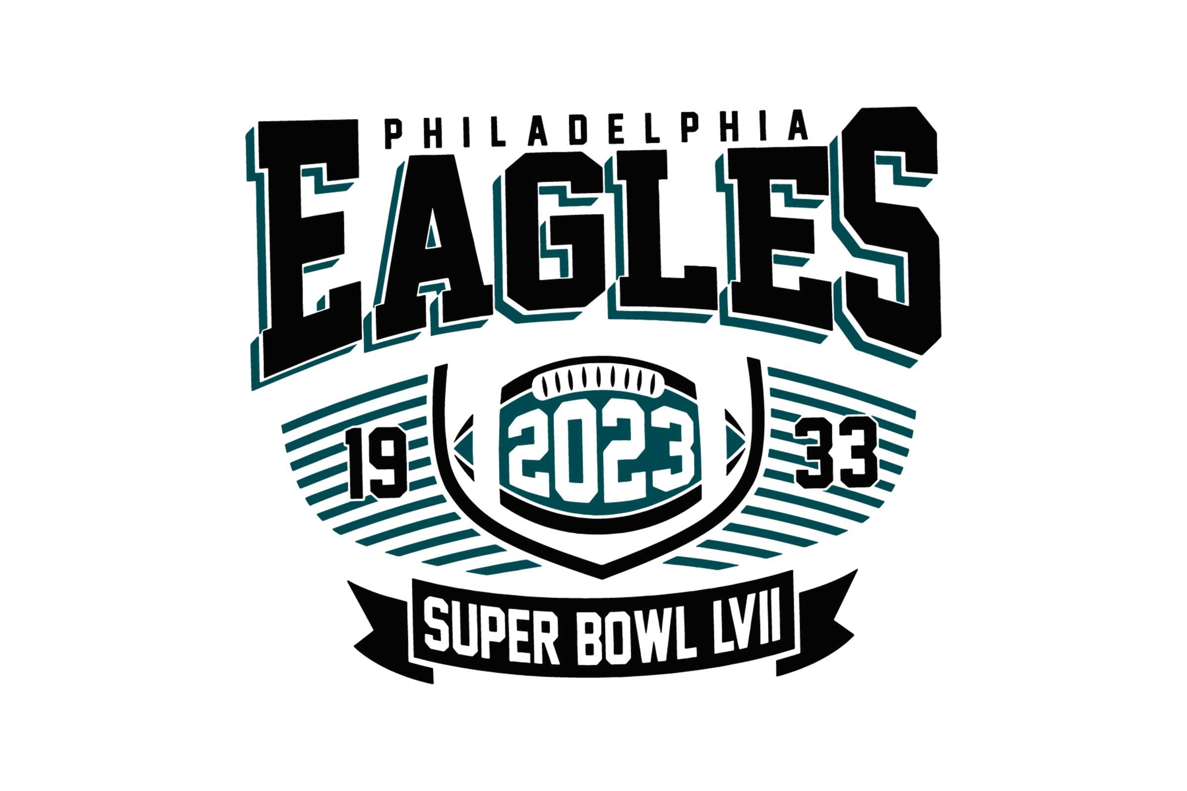 Philadelphia eagles super bowl lvii svg cutting files