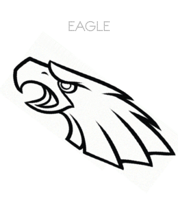 Eagle coloring pages playing learning