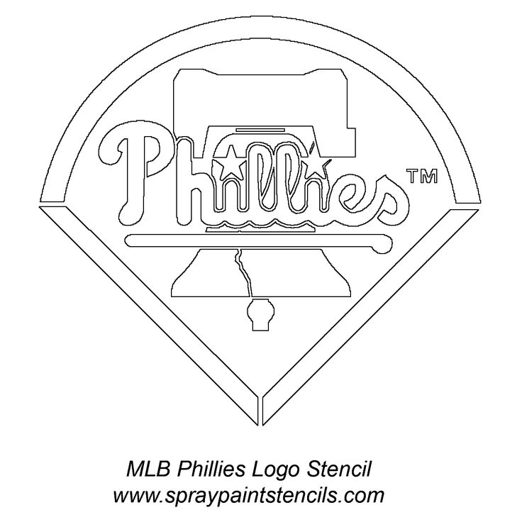 Phillies logo to be frosted on noahs ticket shadow box coloring pages for kids baseball coloring pages phillies