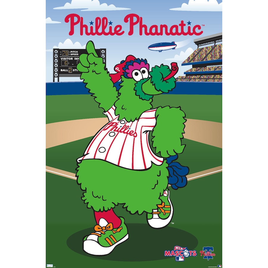 Philadelphia phillies x mascot poster