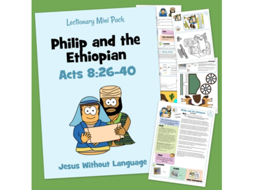 Philip and the ethiopian kidmin lesson bible crafts