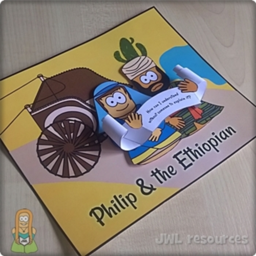 Philip and the ethiopian kidmin lesson bible crafts