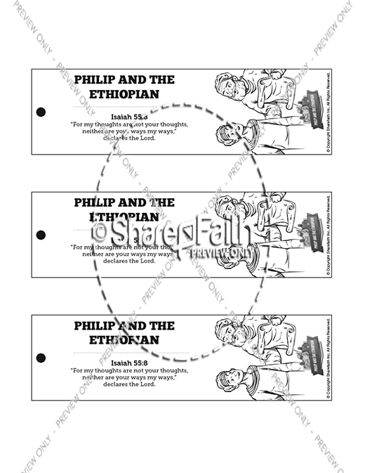 Acts philip and the ethiopian sunday school coloring pages clover media