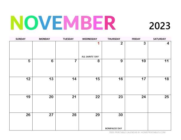 List of philippines calendars with holidays