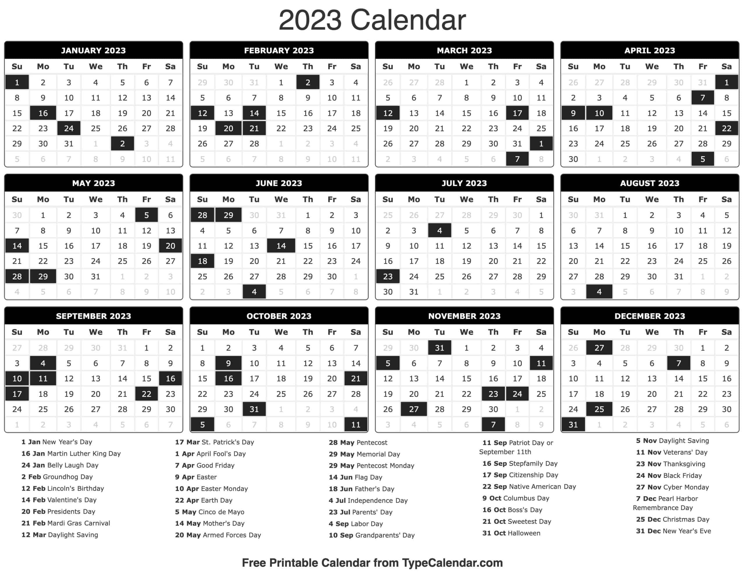 Calendar