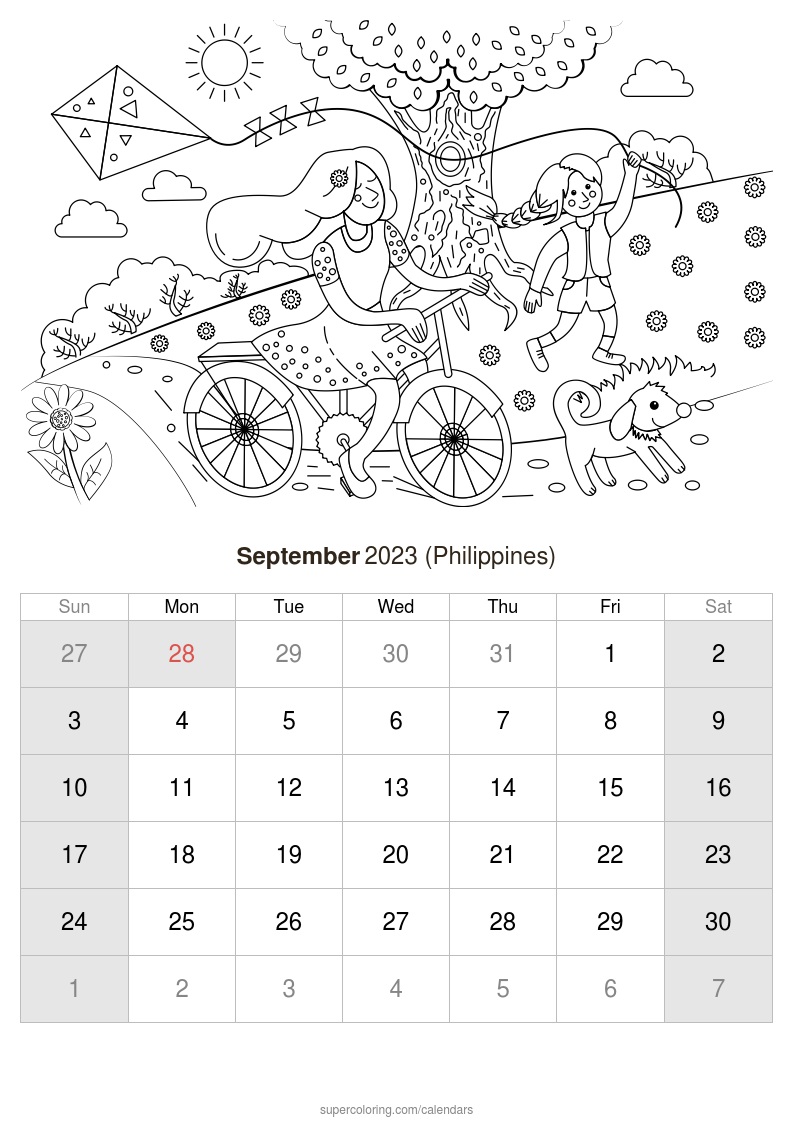 September calendar