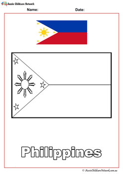 World flags colouring pages