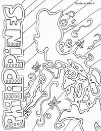 Country coloring pages