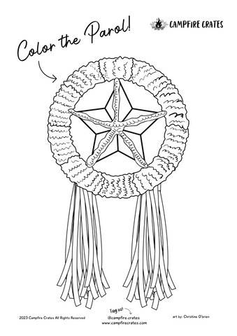 Free printables parol colouring sheets