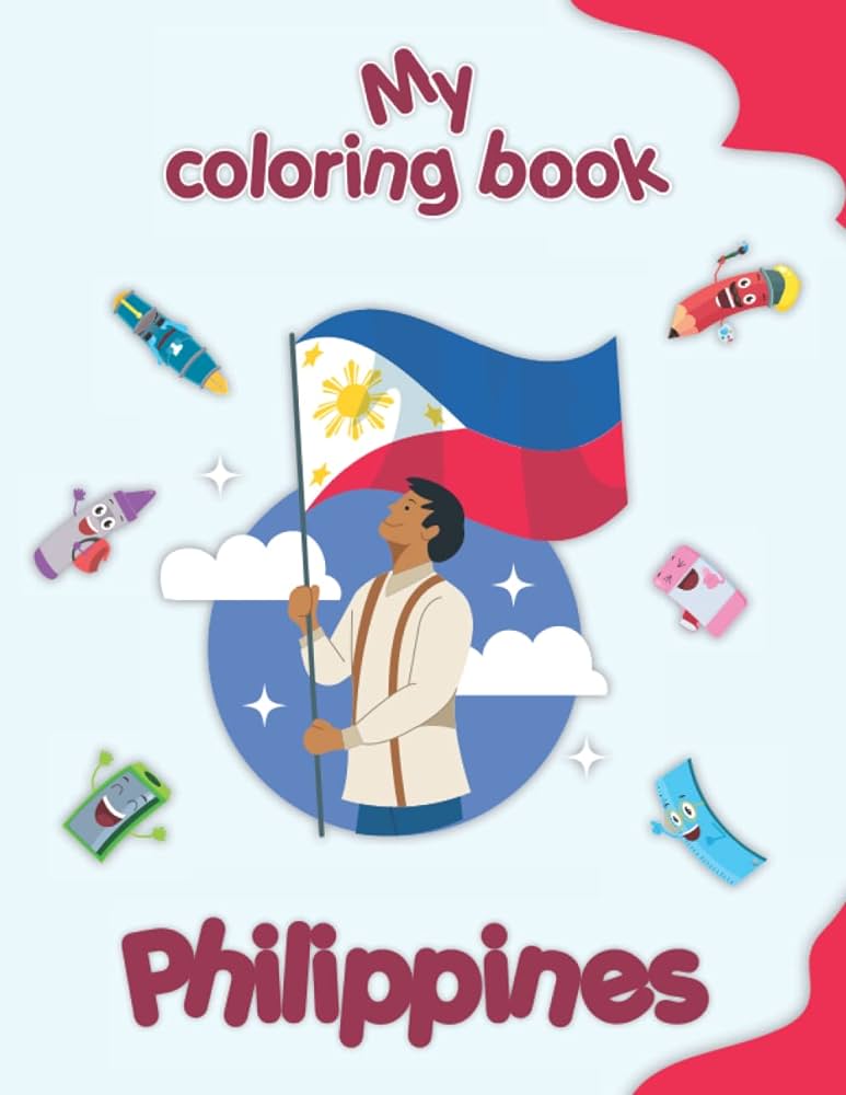 My coloring book about philippines coloring pages of animals landscapes and characters kids