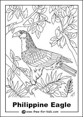 Inkspired musings the philippines part ii animal coloring pages coloring pages philippine eagle