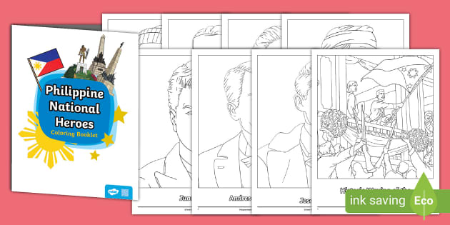 Ks ilippine heroes coloring booklet kinder