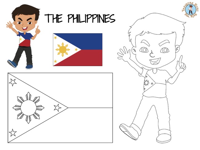 Philippines coloring page