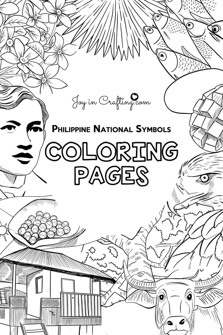 Discover the beauty of philippine national symbols through coloring pages