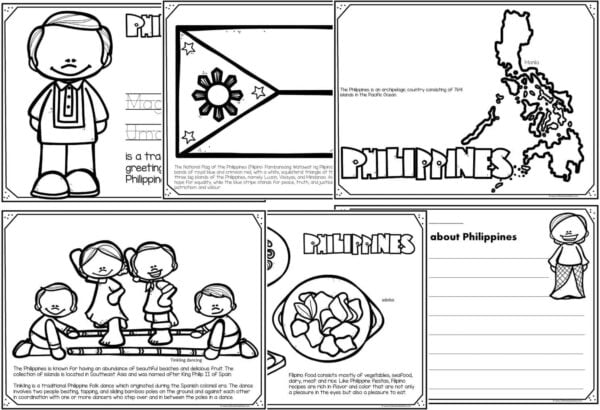 Free philippines coloring pages for kids to read color learn