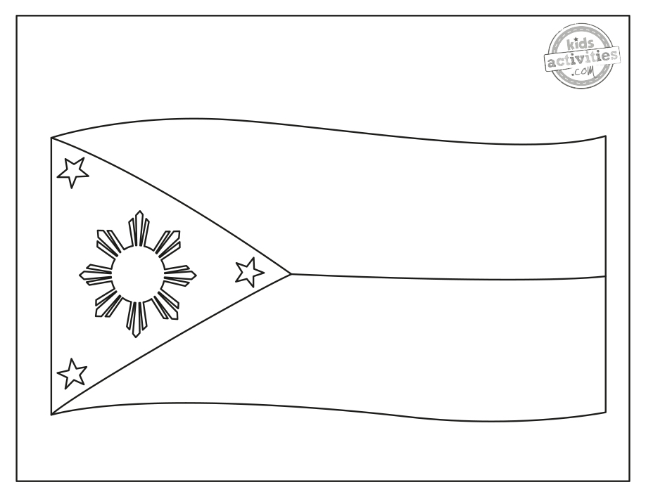 Providential philippine flag coloring pages kids activities blog